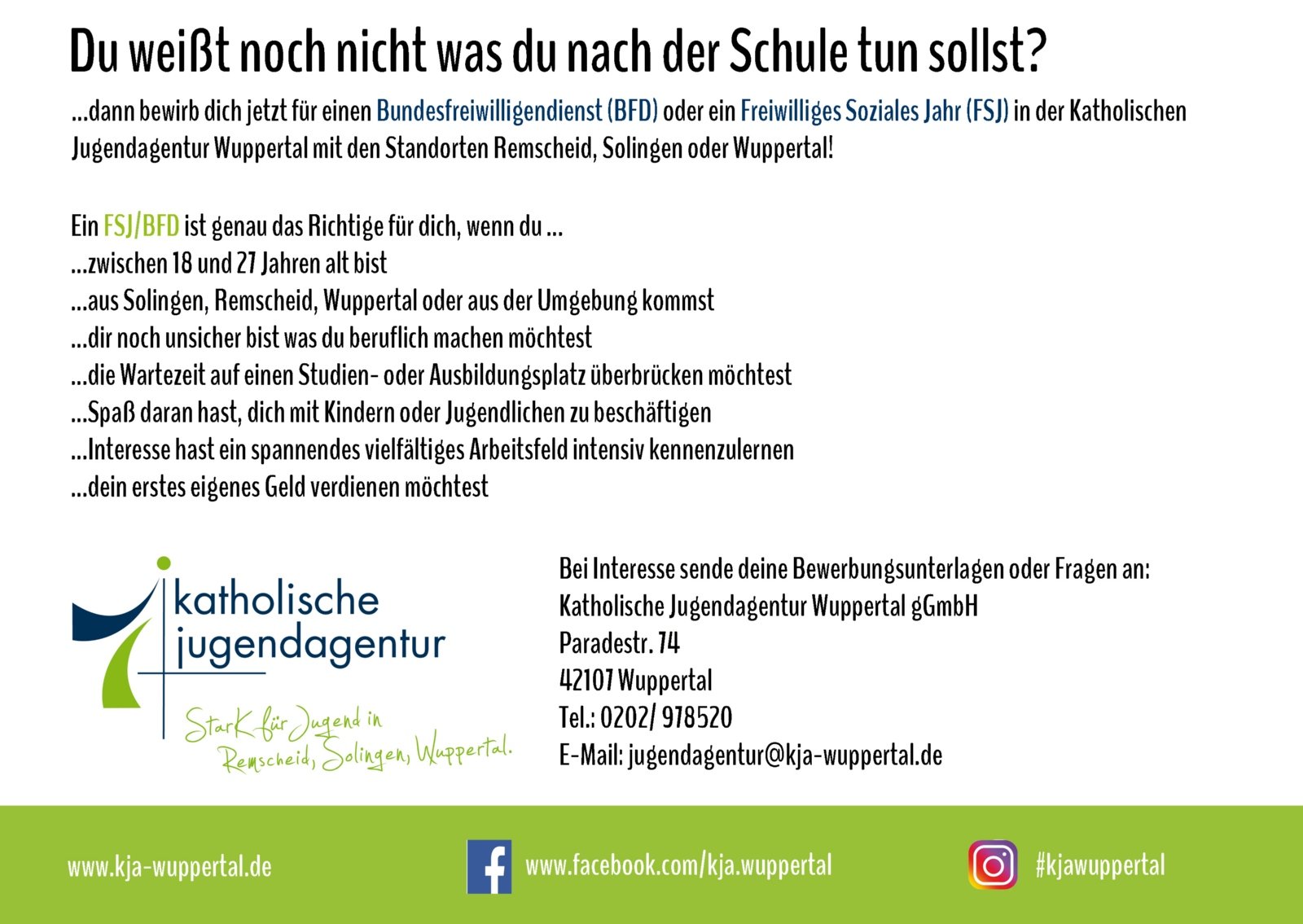 FSJ Flyer Rückseite