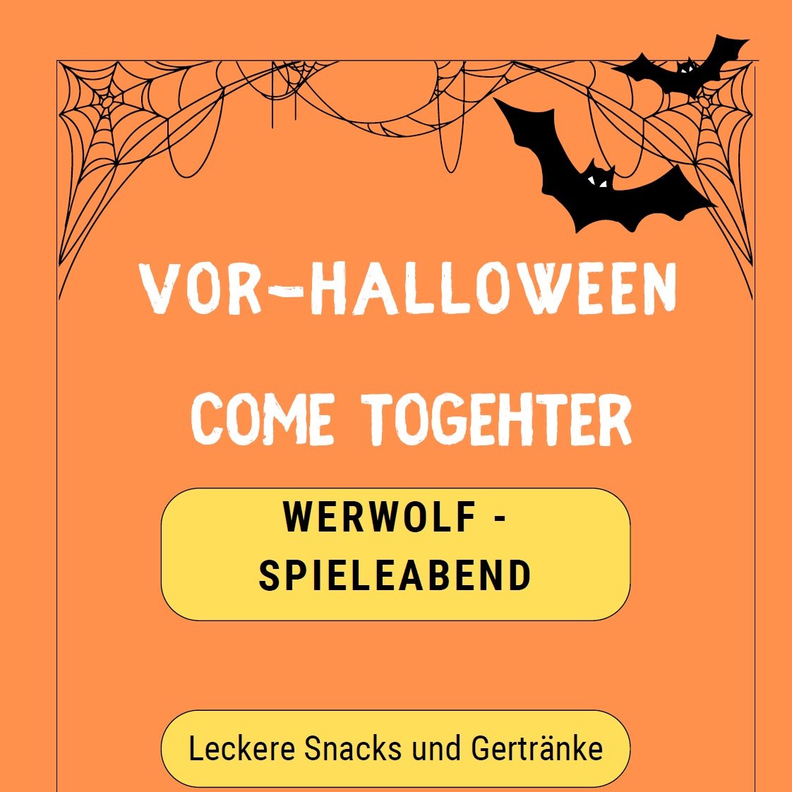Werwolf-Spieleabend