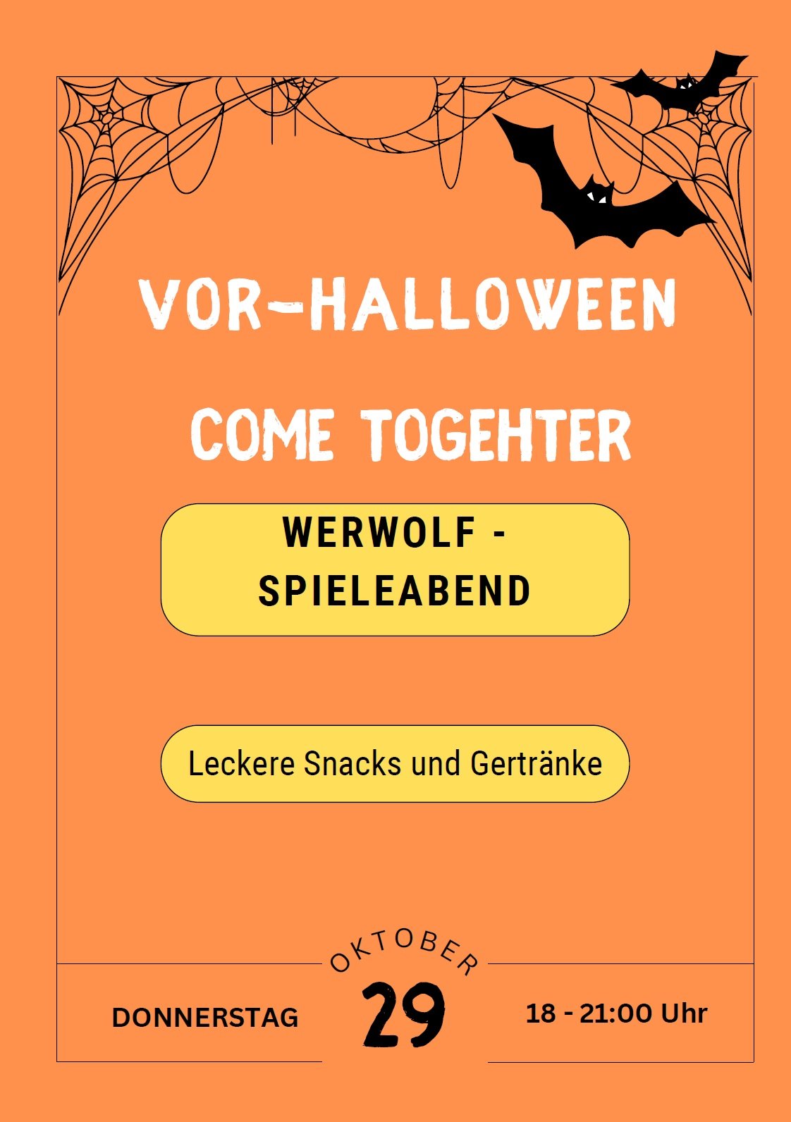 Werwolf-Spieleabend